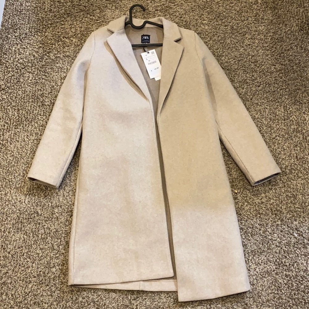 Zara beige coat